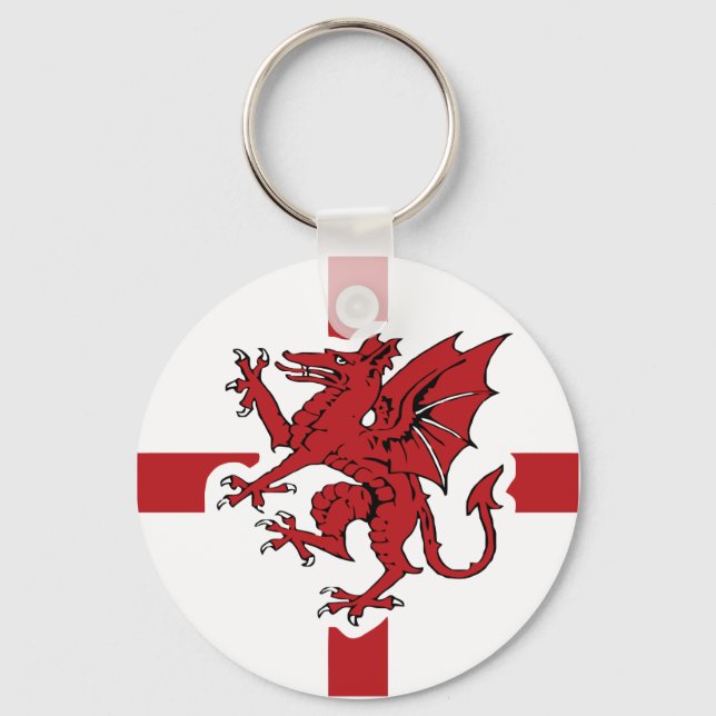 Saint George Squadron Keychain (Front)