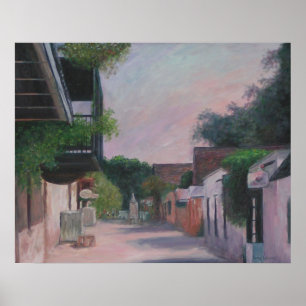 Saint George Street in Saint Augustine, Florida Poster
