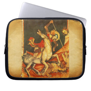 Saint George's Battle with the Dragon Laptop Sleeve
