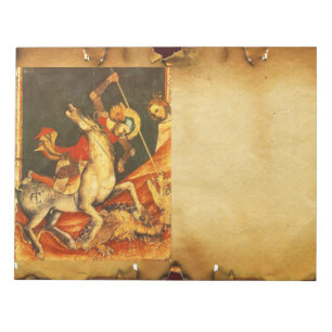 Saint George's Battle with the Dragon Notepad