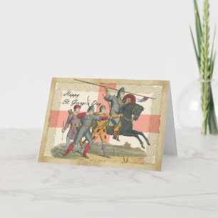 Saint George's Day card, St. George, Knight Card