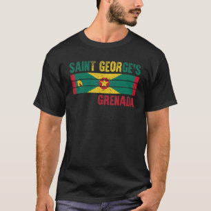 Saint George's Grenada Flag Mens Womens Kids T-Shirt