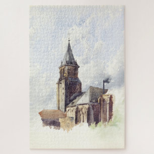 Saint Germain des Pres Church Paris Jigsaw Puzzle