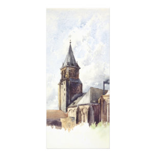 Saint Germain des Pres Church Paris Rack Card