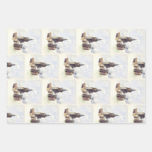 Saint Germain des Pres Church Paris Wrapping Paper Sheet