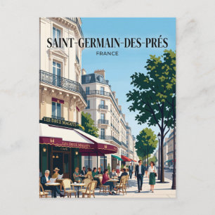 Saint-Germain-des-Prés France Postcard