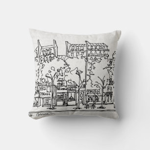 Saint-Germain-des-Pres Paris, France Cushion