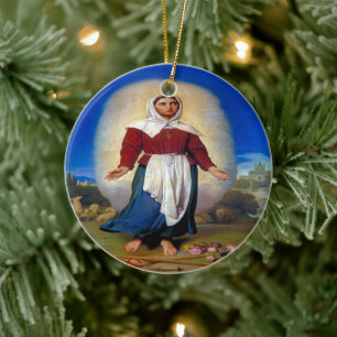 Saint Germaine Cousin of Pibrac Ceramic Ornament