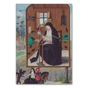 Saint Gertrude of Helfta by Simon Bening Table Number