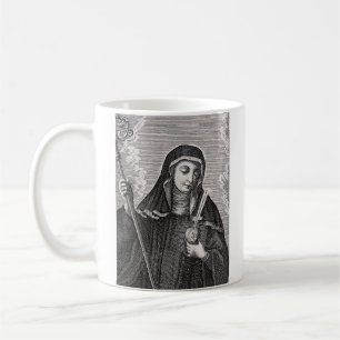 Saint Gertrude the Great German Benedictine mystic Coffee Mug