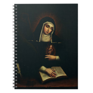 Saint Gertrude the Great German Benedictine Notebook