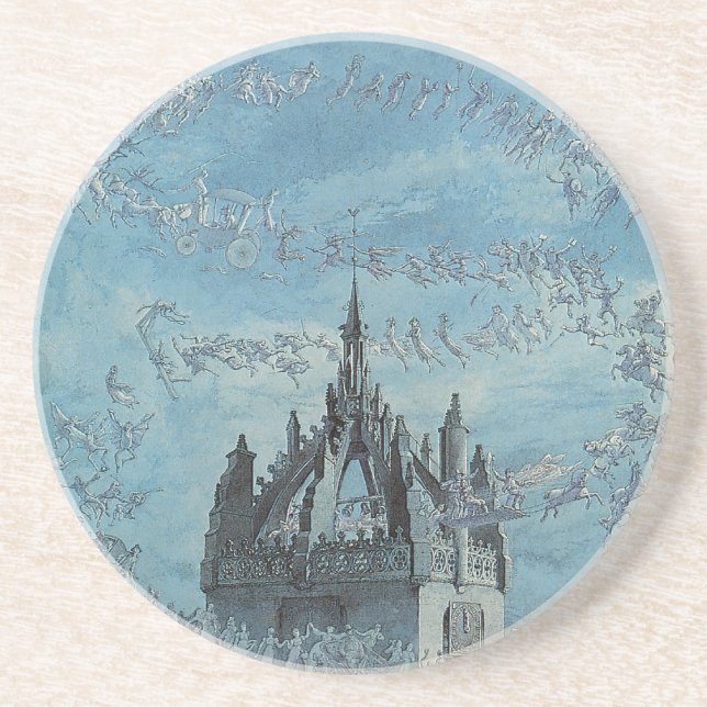 Saint Giles - His Bells by Charles Altamont Doyle Coaster (Front)