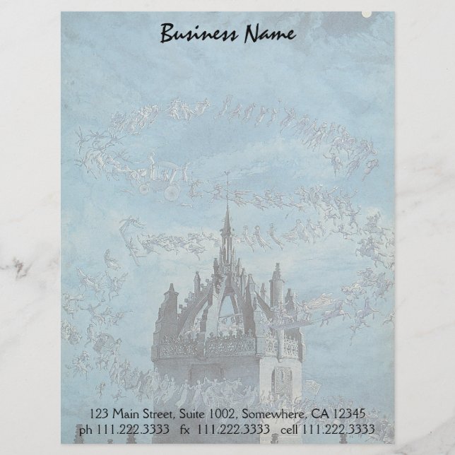 Saint Giles - His Bells by Charles Altamont Doyle Letterhead Template (Front)