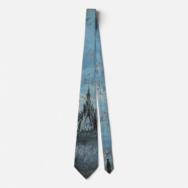 Saint Giles - His Bells by Charles Altamont Doyle Tie (Front)