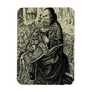 Saint Giles the Hermit Magnet