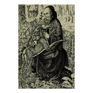 Saint Giles the Hermit Poster