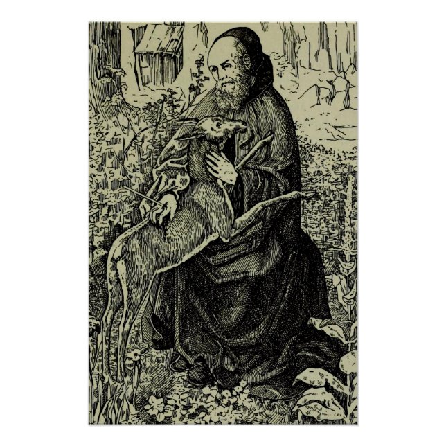 Saint Giles the Hermit Poster (Front)