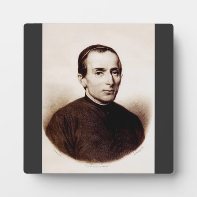 Saint Giuseppe Cafasso Franciscan Priest Plaque (Front)