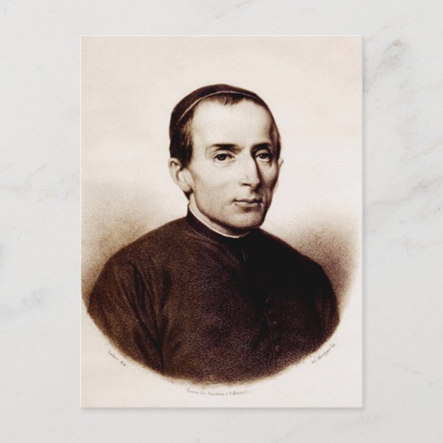 Saint Giuseppe Cafasso Franciscan Priest Postcard (Front)