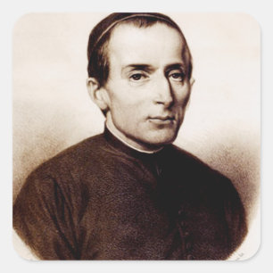 Saint Giuseppe Cafasso Franciscan Priest Square Sticker