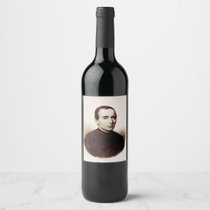 Saint Giuseppe Cafasso Franciscan Priest Wine Label