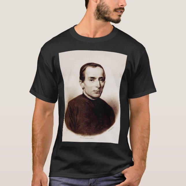 Saint Giuseppe Cafasso Sacred Mercy Art T-Shirt (Front)