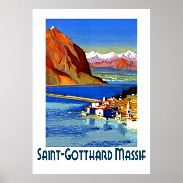 Saint Gotthard Massif, France Poster (Front)