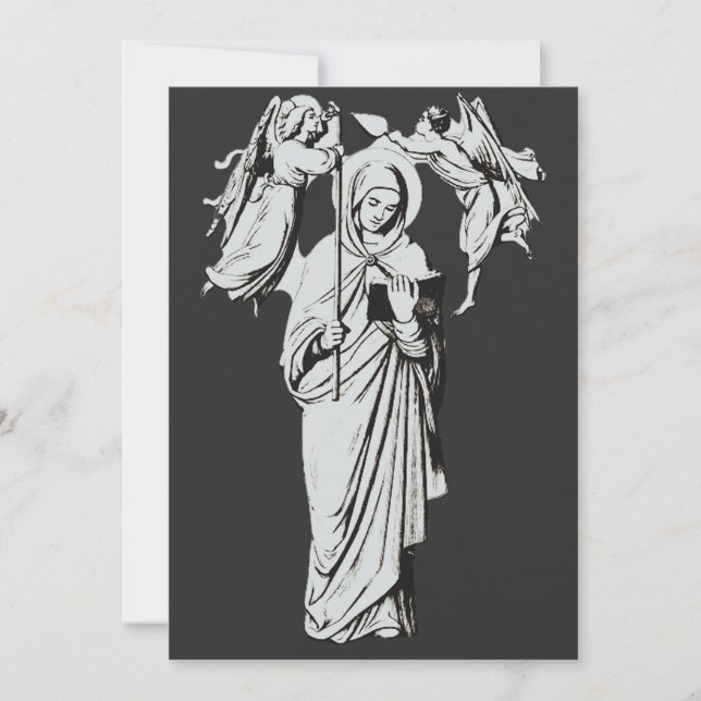 Saint Gudula of Brabant Invitation (Front)