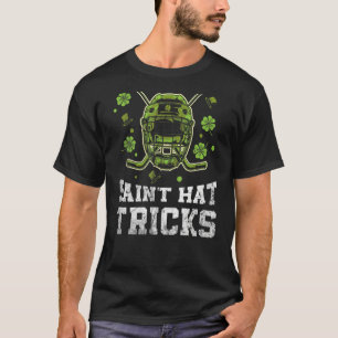 Saint Hat Tricks St Patrick's Day Hockey Irish T-Shirt