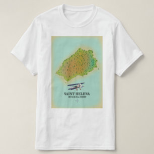 Saint Helena British Overseas Territory map T-Shirt