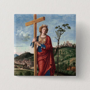 Saint Helena by Cima da Conegliano 15 Cm Square Badge
