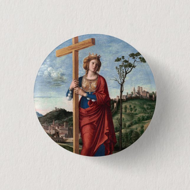 Saint Helena by Cima da Conegliano 3 Cm Round Badge (Front)