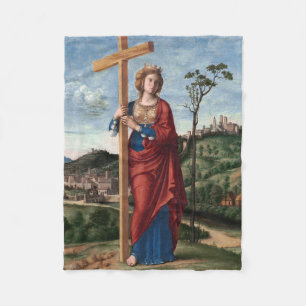 Saint Helena by Cima da Conegliano Fleece Blanket