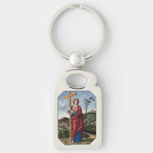 Saint Helena by Cima da Conegliano Key Ring (Front)