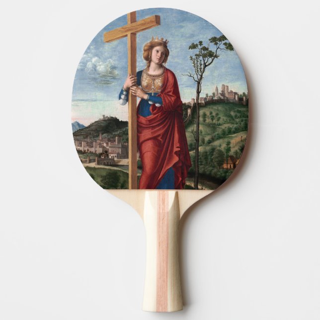Saint Helena by Cima da Conegliano Ping Pong Paddle (Front)