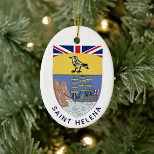 Saint Helena coat of arms Ceramic Ornament
