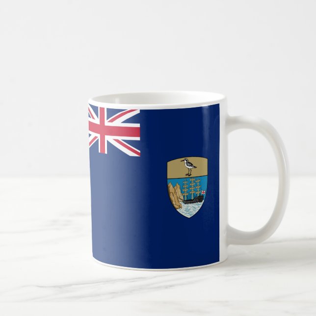 Saint Helena Flag Ceramic Coffee Mug (Right)