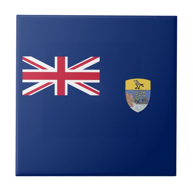Saint Helena Flag Ceramic Tile (Front)