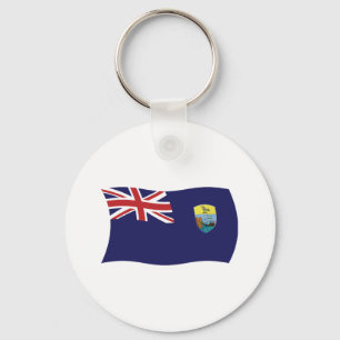 Saint Helena Flag Keychain