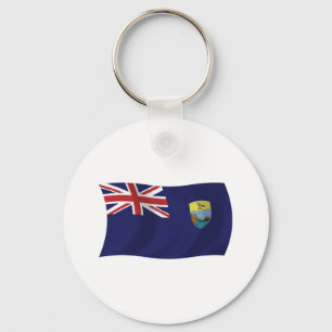 Saint Helena Flag Keychain