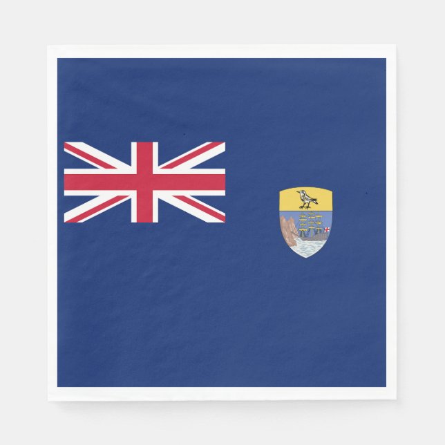 Saint Helena Flag Napkin (Front)