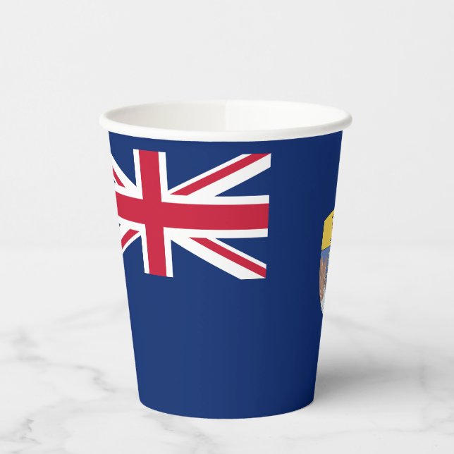 Saint Helena Flag Paper Cups (Left)
