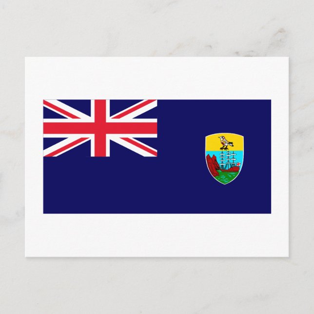 Saint Helena Flag Postcard (Front)
