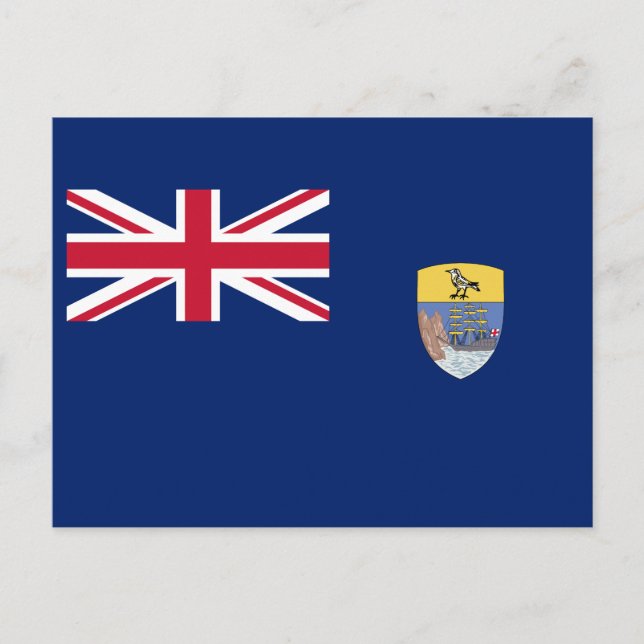 Saint Helena Flag Postcard (Front)