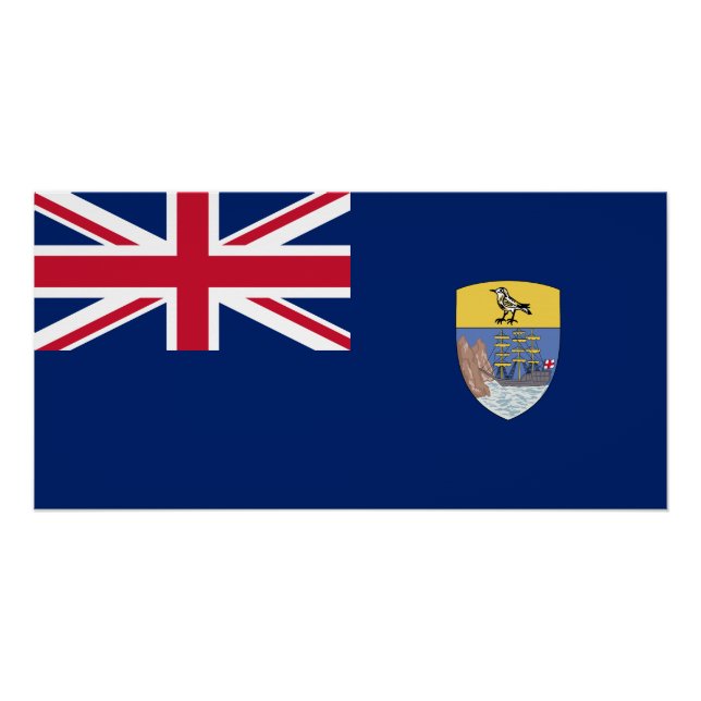 Saint Helena Flag Poster (Front)