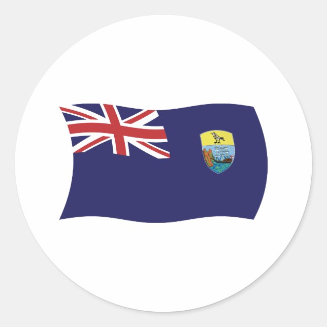 Saint Helena Flag Sticker (Front)