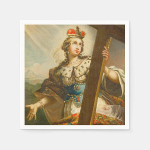 Saint Helena of Constantinople with cross Napkin
