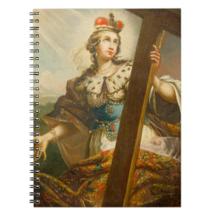 Saint Helena of Constantinople with cross Notebook