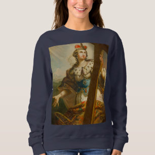 Saint Helena of Constantinople with cross Sweatshirt