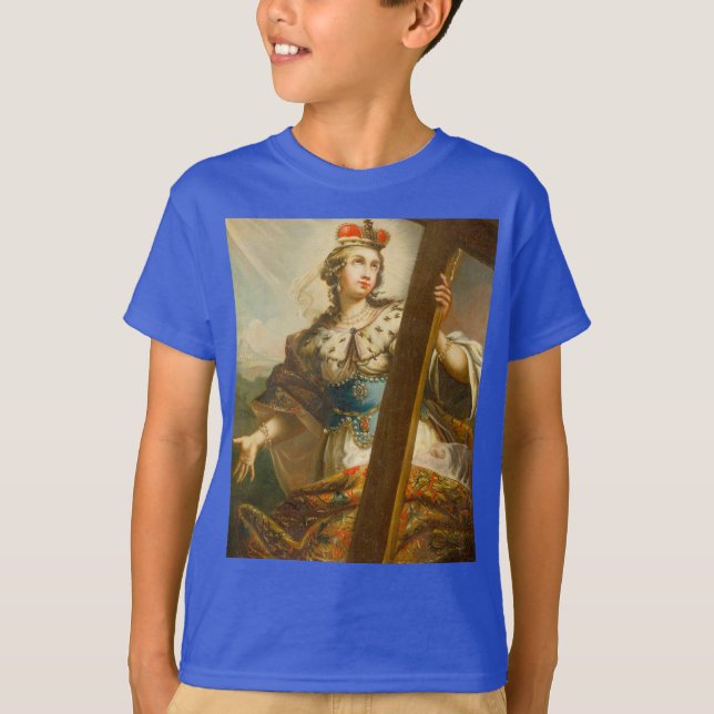 Saint Helena of Constantinople with cross T-Shirt (Front)